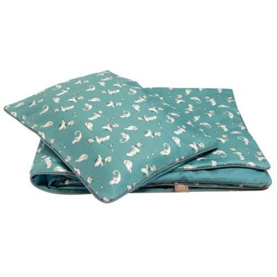 NG Baby Påslakanset spjälsäng Woods&Fairytales (Fairytale Petrol)