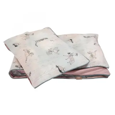 NG Baby påslakanset spjälsäng, wood rose EKO, Woods rose EKO