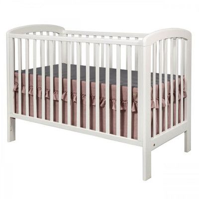 NG Baby sängkappa med volang spjälsäng MOOD, dusty pink