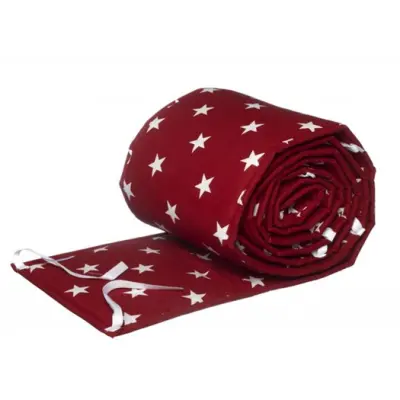 NG Baby spjälskydd spjälsäng, big star röd, Big star röd