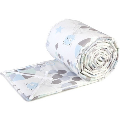 NG Baby spjälskydd spjälsäng, circus blå