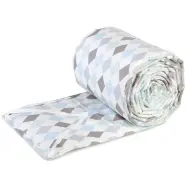 NG Baby spjälskydd spjälsäng, harlequin blå