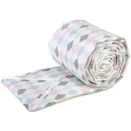 NG Baby spjälskydd spjälsäng, harlequin rosa, Harlequin rosa