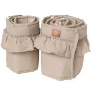 NG Baby spjälskydd spjälsäng, MOOD volang natural
