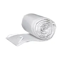 NG Baby spjälskydd spjälsäng, vit med spets