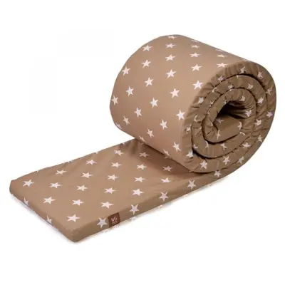 NG Baby spjälskydd tjockt spjälsäng, big star sand, Big star sand