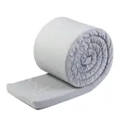 NG Baby spjälskydd tjockt spjälsäng, grått, Grått