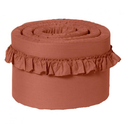 NG Baby spjälskydd tjockt spjälsäng, mood terracotta, Mood terracotta