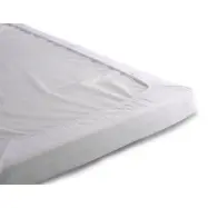 NG Baby underlakan spjälsäng, jersey vitt, Jersey vitt