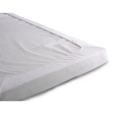 NG Baby underlakan spjälsäng, jersey vitt, Jersey vitt