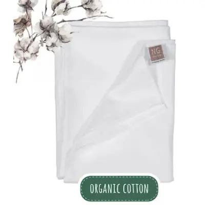 NG Baby underlakan spjälsäng EKO, vitt
