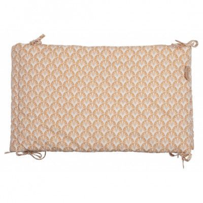 Pericles - Spjälskydd Spjälsäng Bomull Vit/Brun