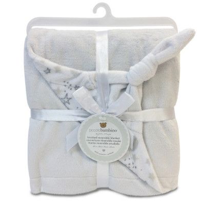 Piccolo Bambino Fleecefilt Mönstrad (Grå)