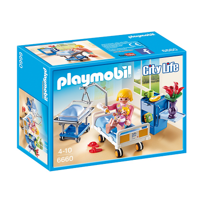 Playmobil, City Life - Förlossningsrum med spjälsäng