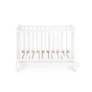 PQP Spjälsäng - Monkey - Vit 120 x 60 Cm