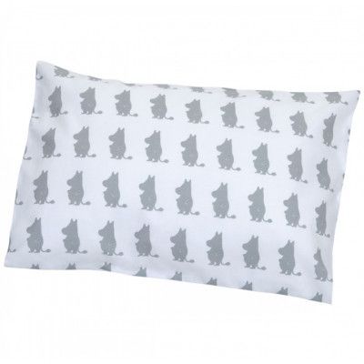 Rätt Start Örngott Spjälsäng Mumin (Grå Siluett)