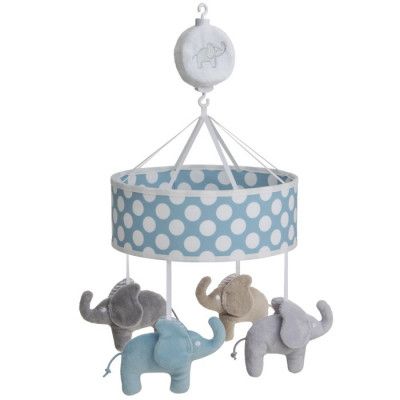Rätt Start Musikmobil Elefant (Ljusblå)