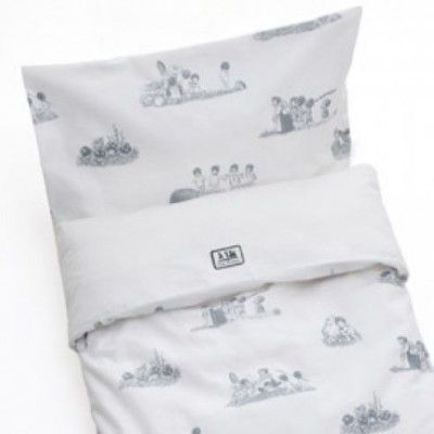 Rätt Start Påslakanset Beskow Spjälsäng (Grå)