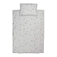 Rätt Start påslakanset spjälsäng, Tomtebobarnen beige