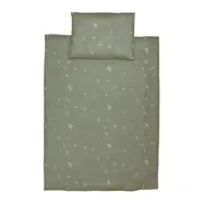 Rätt Start påslakanset spjälsäng, Tomtebobarnen grön