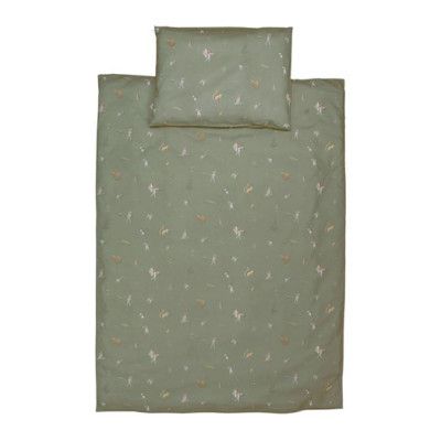 Rätt Start påslakanset spjälsäng, Tomtebobarnen grön