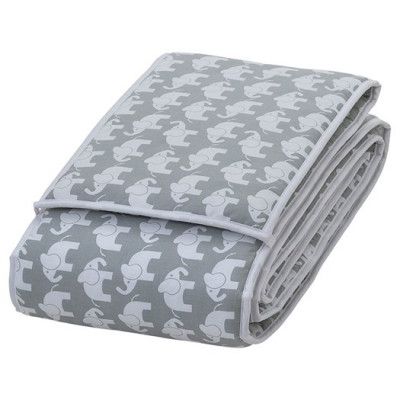 Rätt Start spjälskydd elefant grå EKO, spjälsäng