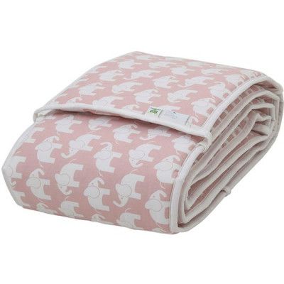 Rätt Start spjälskydd elefant rosa EKO, spjälsäng