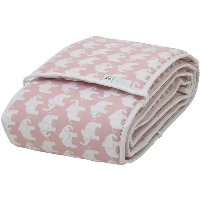 Rätt Start spjälskydd elefant rosa EKO, spjälsäng