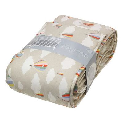 Rätt Start spjälskydd spjälsäng, luftballong greige