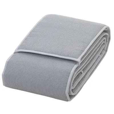 Rätt Start spjälskydd stripe grå EKO, spjälsäng