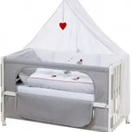 Roba - Spjälsäng Adam&Owl Vit 9 Delar