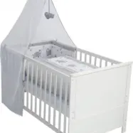 Roba - Spjälsäng Jumbo Twins Vit 7 Delar