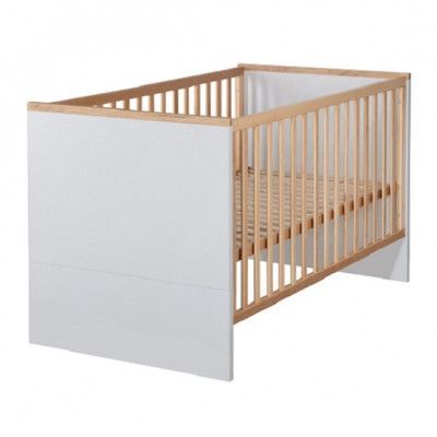 Roba - Spjälsäng Tobi Grå/Natural