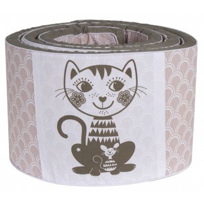 Roommate, Soulmate Cat - Grå / pale rose baby jumper