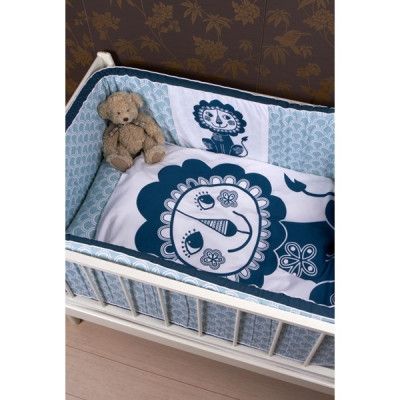 Roommate, Soulmate Lion - Baby Blå / Grå-Blå