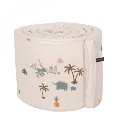 Roommate - Tropical Crib Bumber