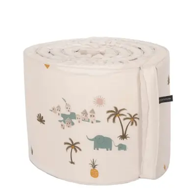 Roommate - Tropical Crib Bumber