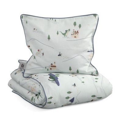 Sebra bäddset spjälsäng, dragon tales