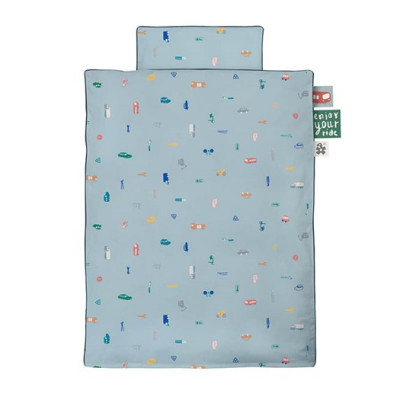 Sebra bäddset spjälsäng, little driver