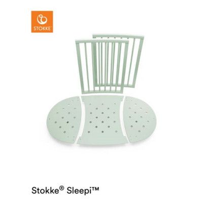 Stokke Sleepi förlängningsset spjälsäng, mint green