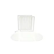 Stokke Sleepi förlängningsset spjälsäng, vit, vit