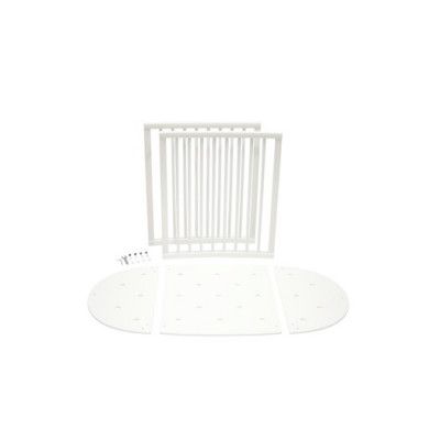 Stokke Sleepi förlängningsset spjälsäng, vit, vit