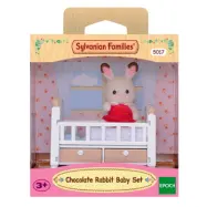 Sylvanian Families Chokladkaninbebisen med spjälsäng - Sylvanian Families -  Leksaksaffären
