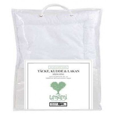 Umami Täcke Kudde Lakan Eco Cotton (Spjälsäng)