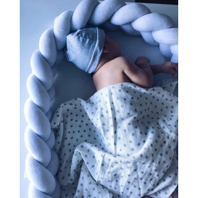 VaniMeli, Spjälsängsskydd Ljusblå