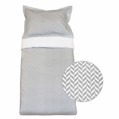 Vinter&Bloom, Herringbone Bäddset  Grå