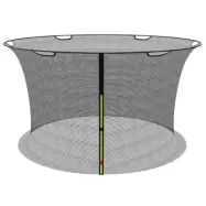 ByCore Skyddsnät till ByCore Trampoline Outdoor 488 cm, Reservdel studsmatta