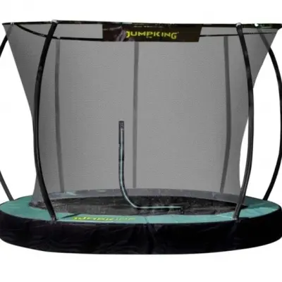 Jumpking - Studsmatta - 3 Inground Deluxe Svart/Grön