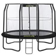 Jumpking - Studsmatta Med Nät Och Stege Oval 351 X 244 Cm