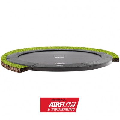 BERG Champion Markhöjd Studsmatta Grå 380